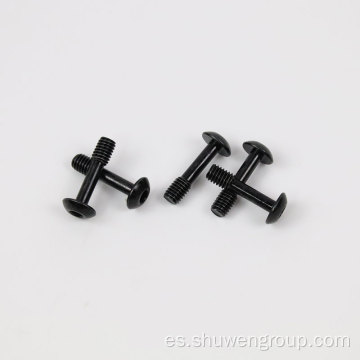 Tornillos de tornillo de autoaprendizaje negros de acero inoxidable de acero hexadecimal